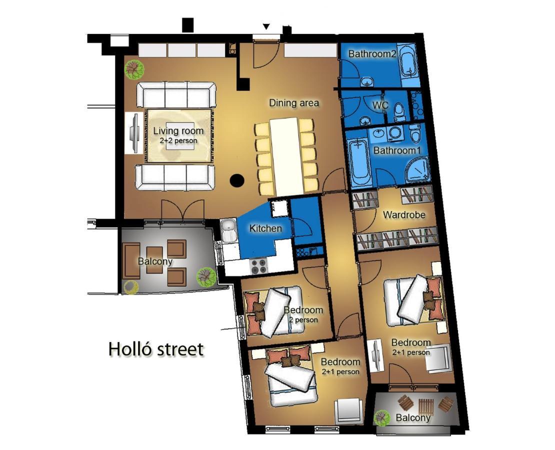 Gde Hollo Apartments Budapest Ngoại thất bức ảnh